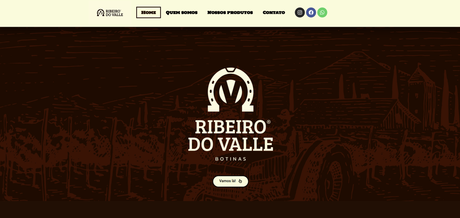 Inicio do site