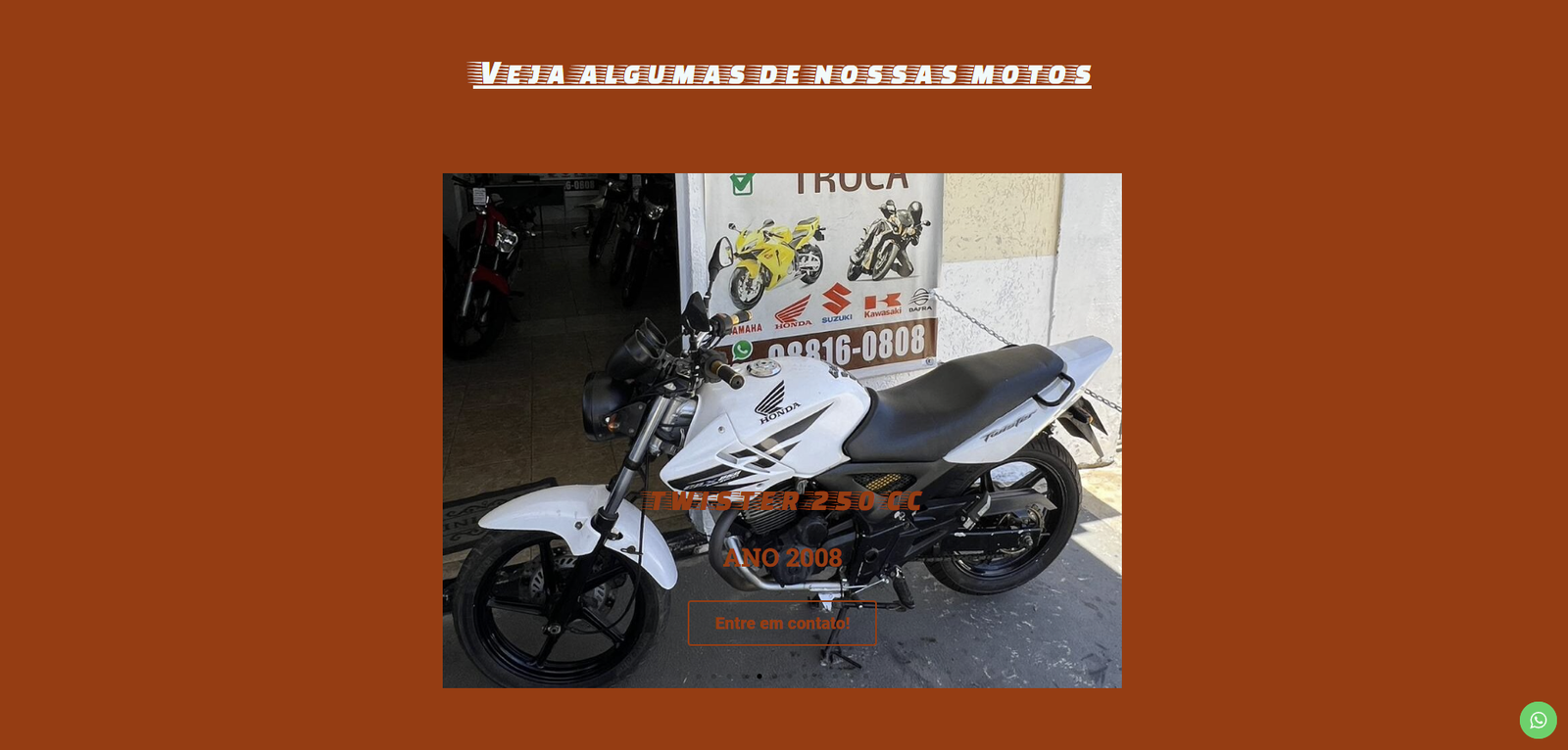 Veja algumas motos